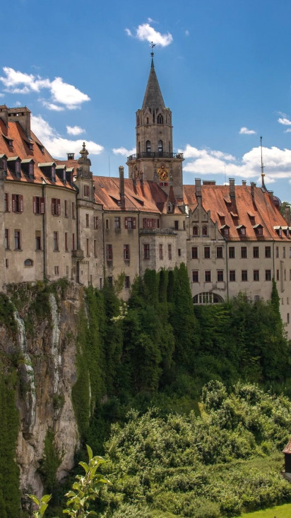 Обои Sigmaringen Castle,Germany Города Замки Германии, Обои Для.